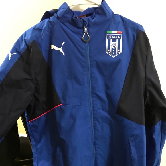 Puma Other - Puma Italy soccer rain  jacket, great condition